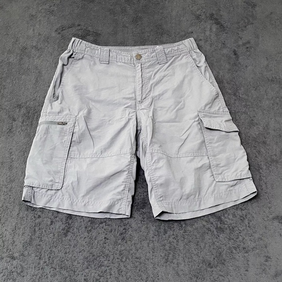 Columbia Other - Columbia Cargo Shorts Mens 30 Gray Kestrel Trail Nylon Omni Shade Hiking Outdoor